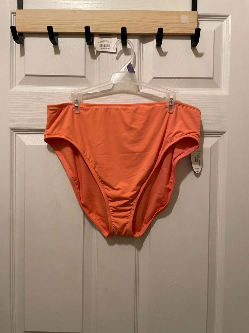 Muynah High-Rise Coral Bikini Bottoms